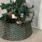 Saia Árvore de Natal Verde Escuro Rústico 64x40x20cm