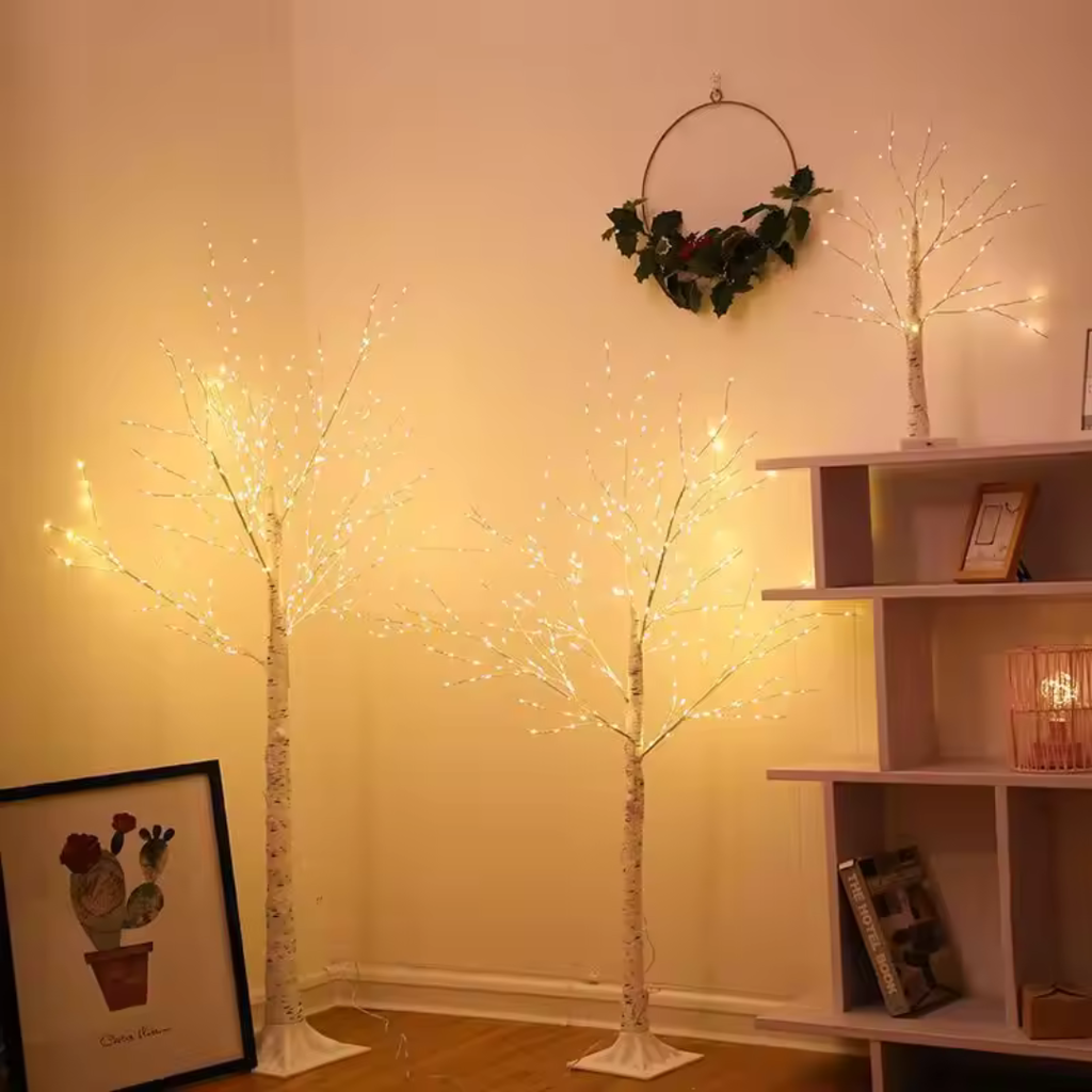 Árvore Luminosa de Bétula LED – Para Decoração de Ambientes e Eventos