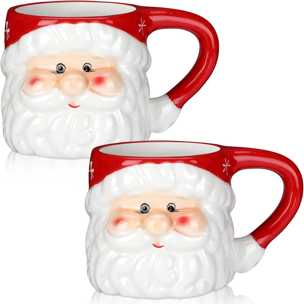 Kit de Canecas Vintage Papai Noel