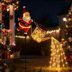 [Compre 1 Leve 2] - Papai Noel Regador iluminado + Brinde!