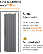 Porta Sanfonada Luxo - Super Oferta
