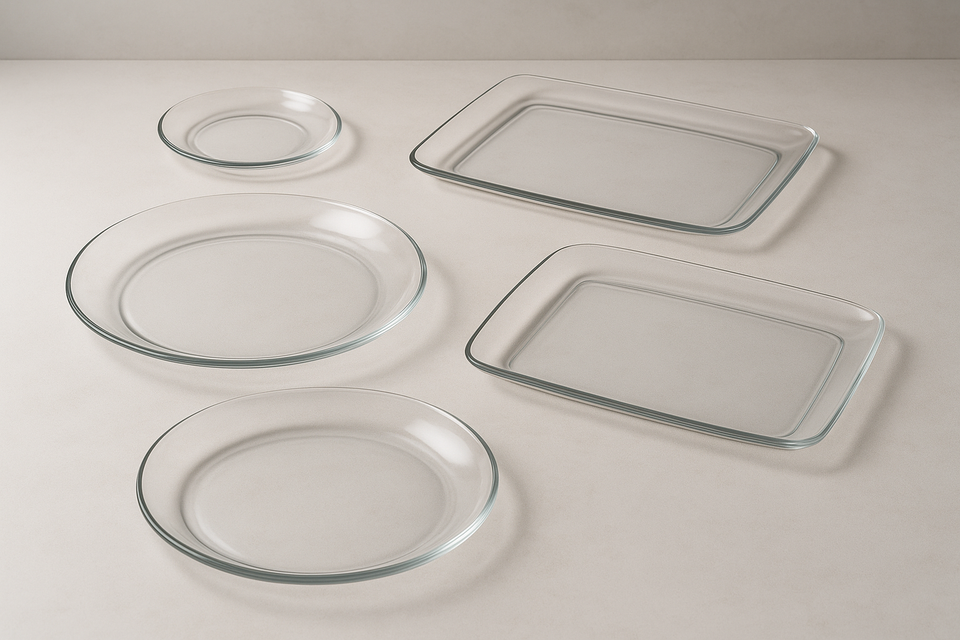 Conjunto Vidro Moderno
